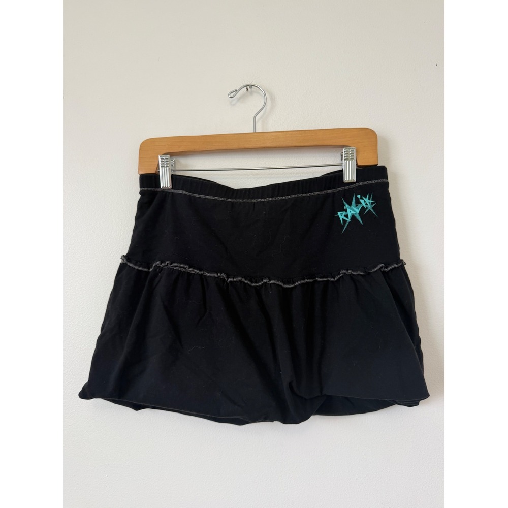 Vintage Ralik Y2K Black Mini Skirt – Zumiez 2000s Skater Grunge – Size M